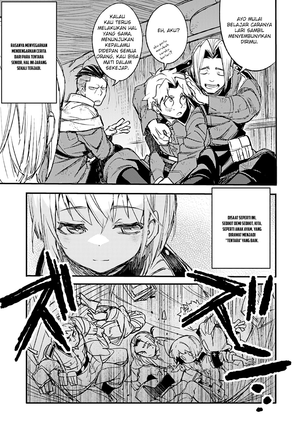 TS Eiseihei-san no Senjou Nikki Chapter 05 Gambar 10