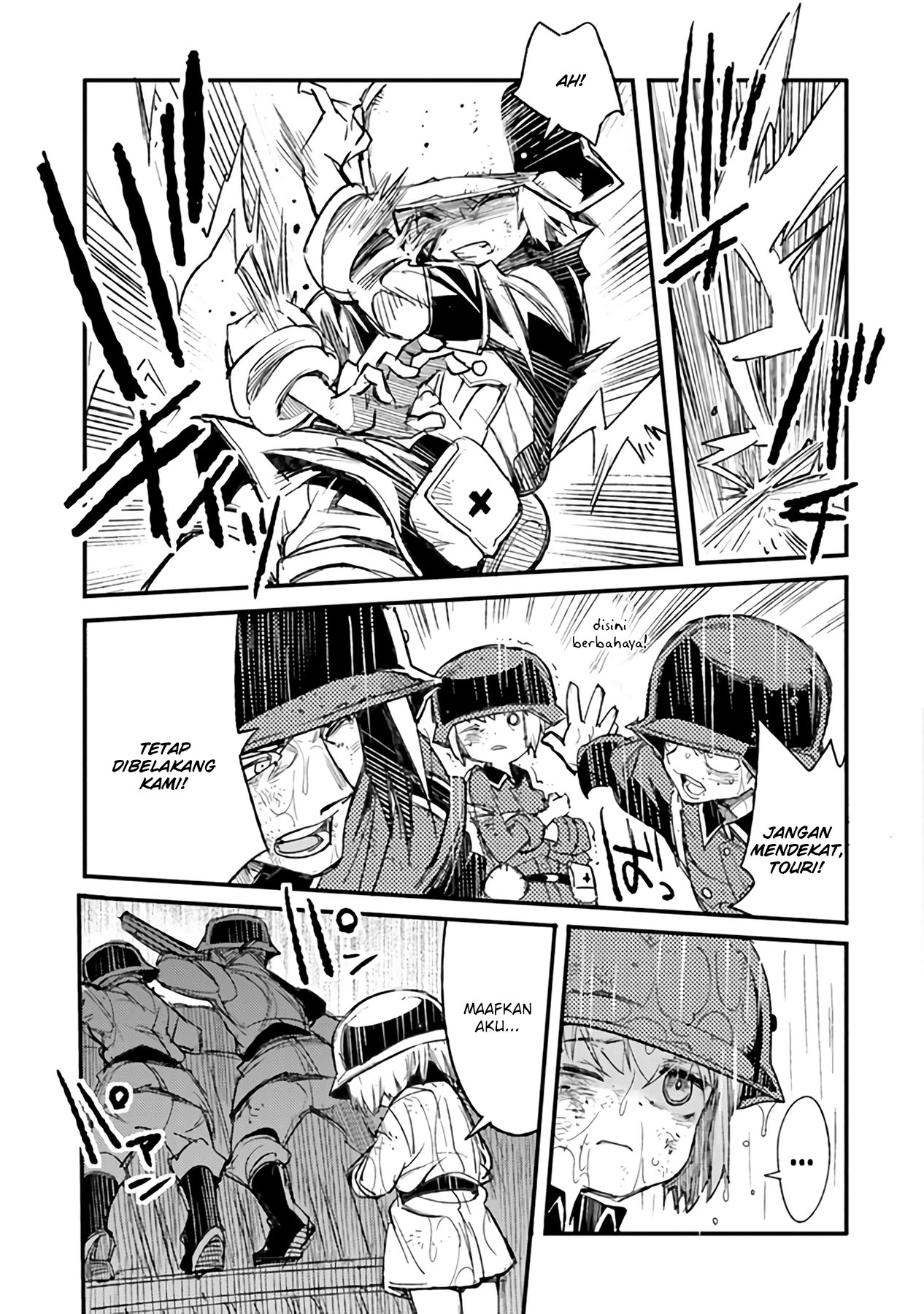 TS Eiseihei-san no Senjou Nikki Chapter 05 Gambar 24