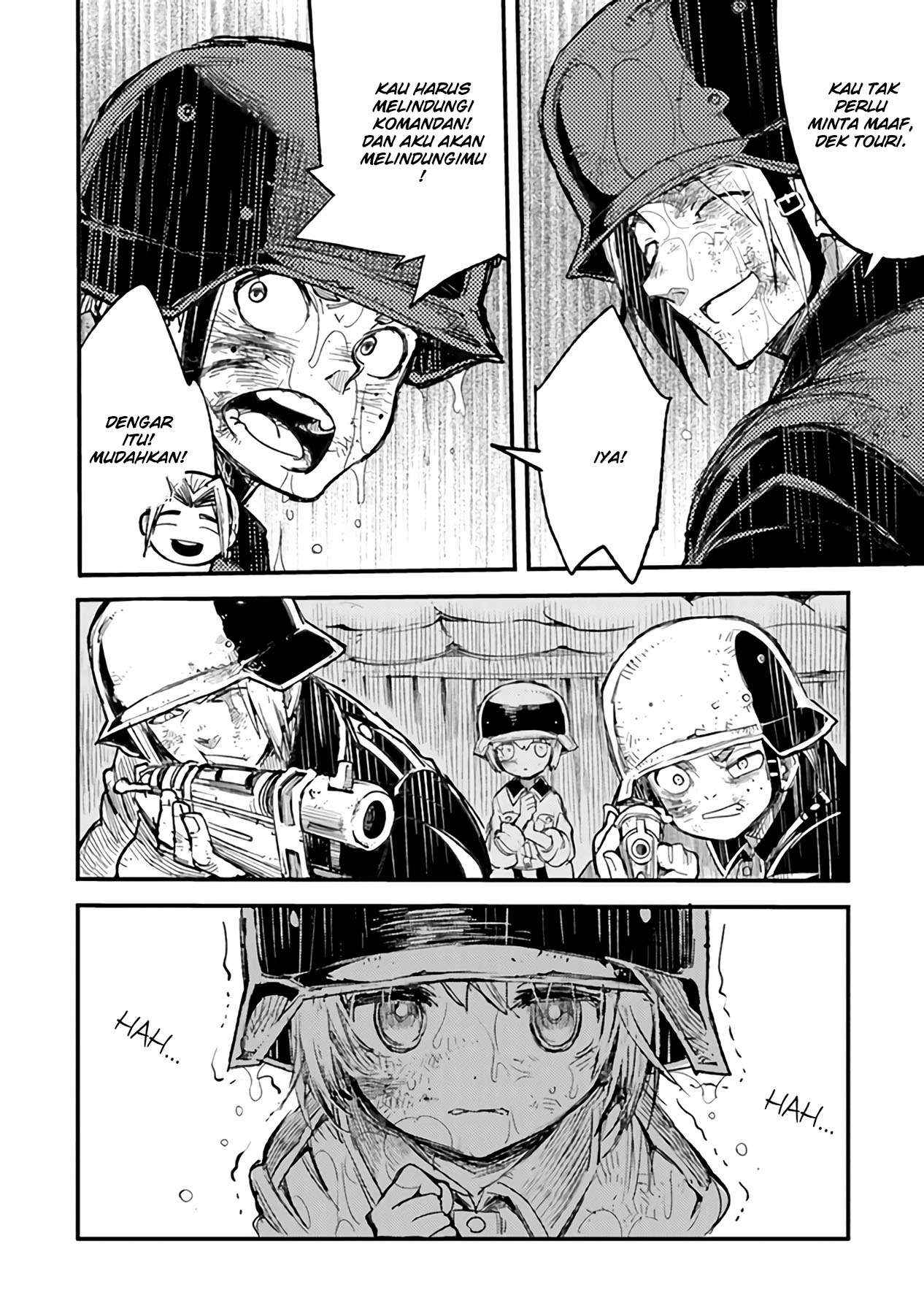 TS Eiseihei-san no Senjou Nikki Chapter 05 Gambar 25