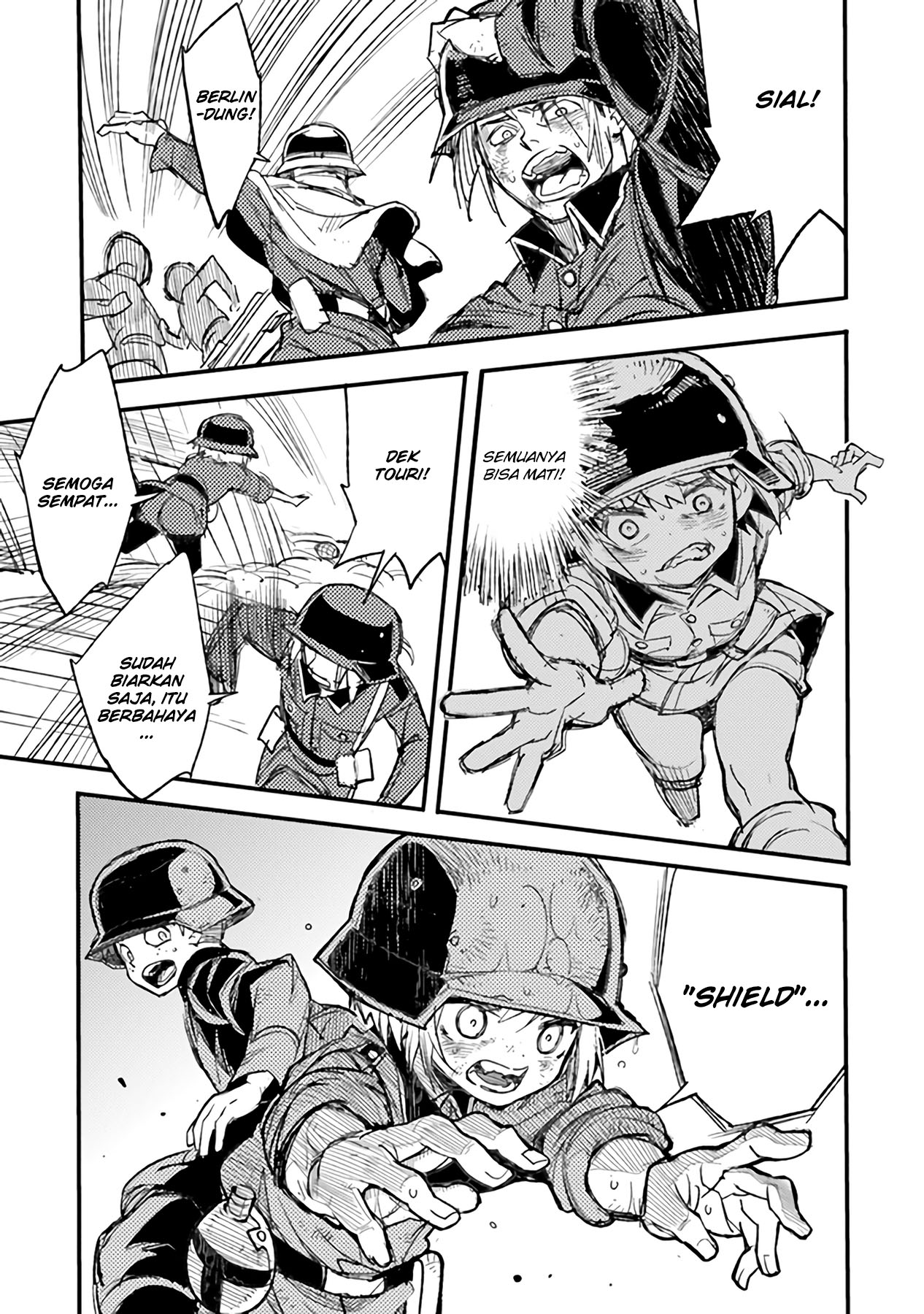 TS Eiseihei-san no Senjou Nikki Chapter 05 Gambar 34