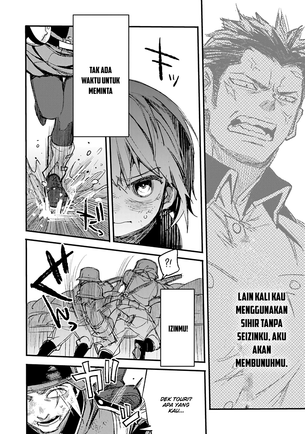 TS Eiseihei-san no Senjou Nikki Chapter 05 Gambar 31