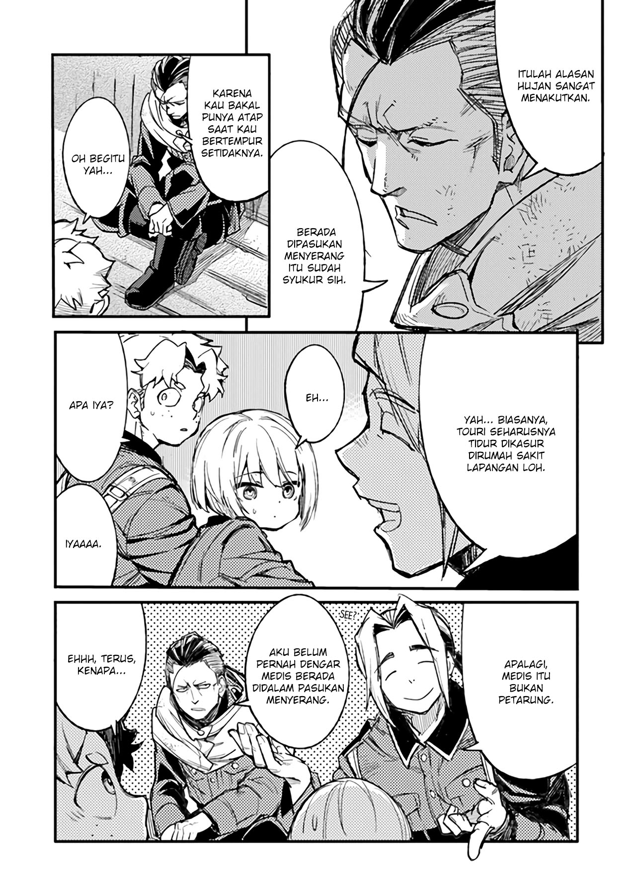 TS Eiseihei-san no Senjou Nikki Chapter 05 Gambar 8