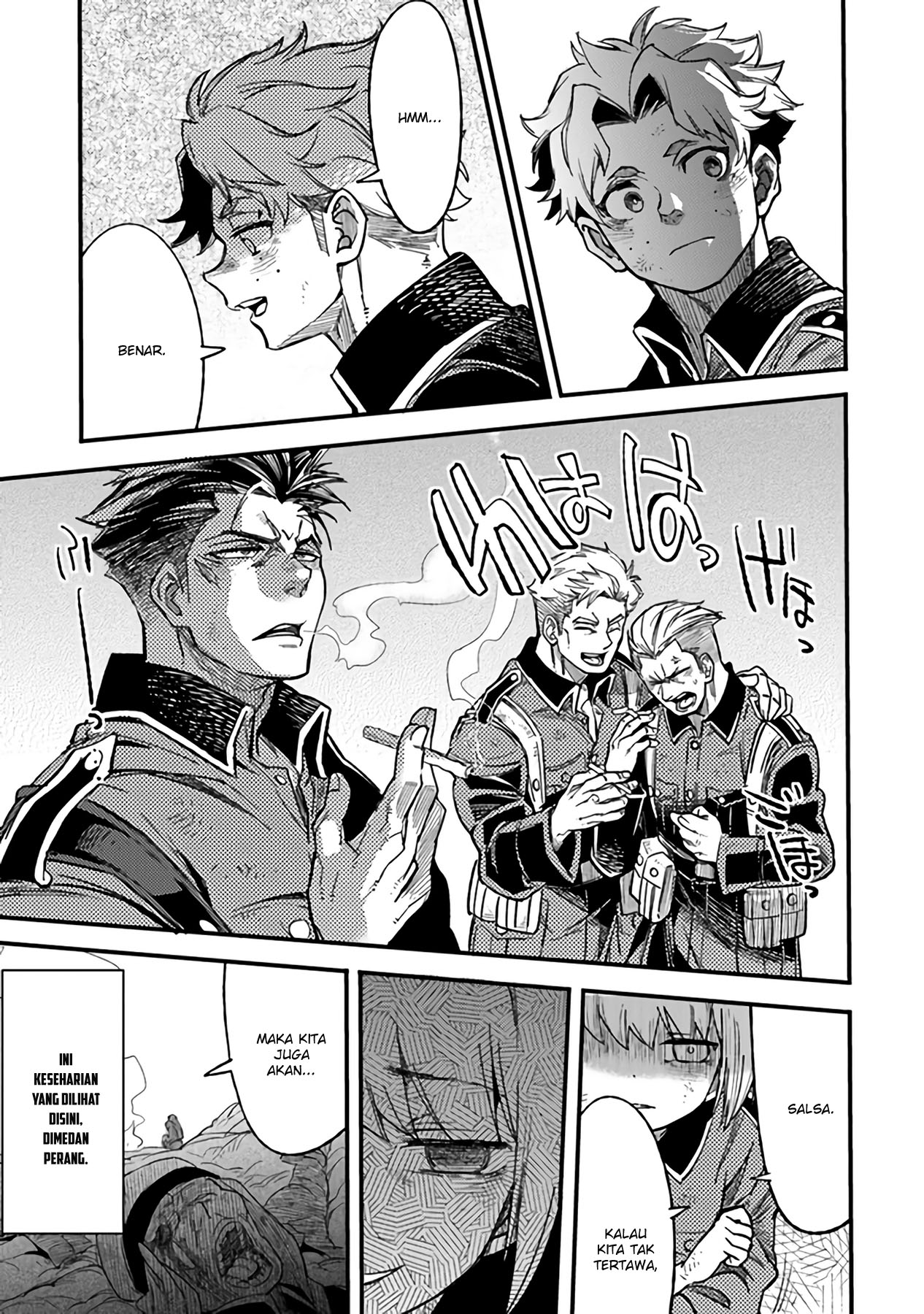 TS Eiseihei-san no Senjou Nikki Chapter 04 Gambar 18