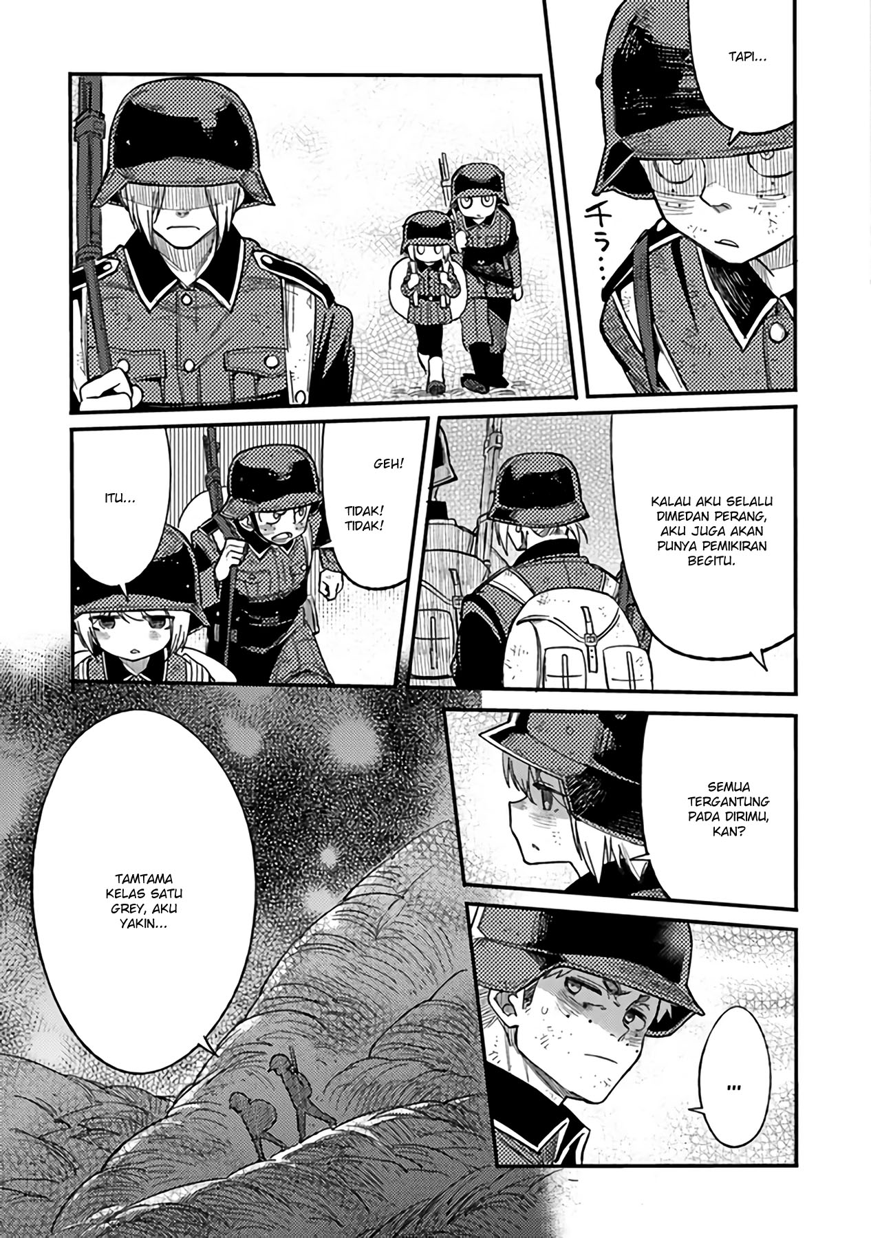 TS Eiseihei-san no Senjou Nikki Chapter 04 Gambar 26