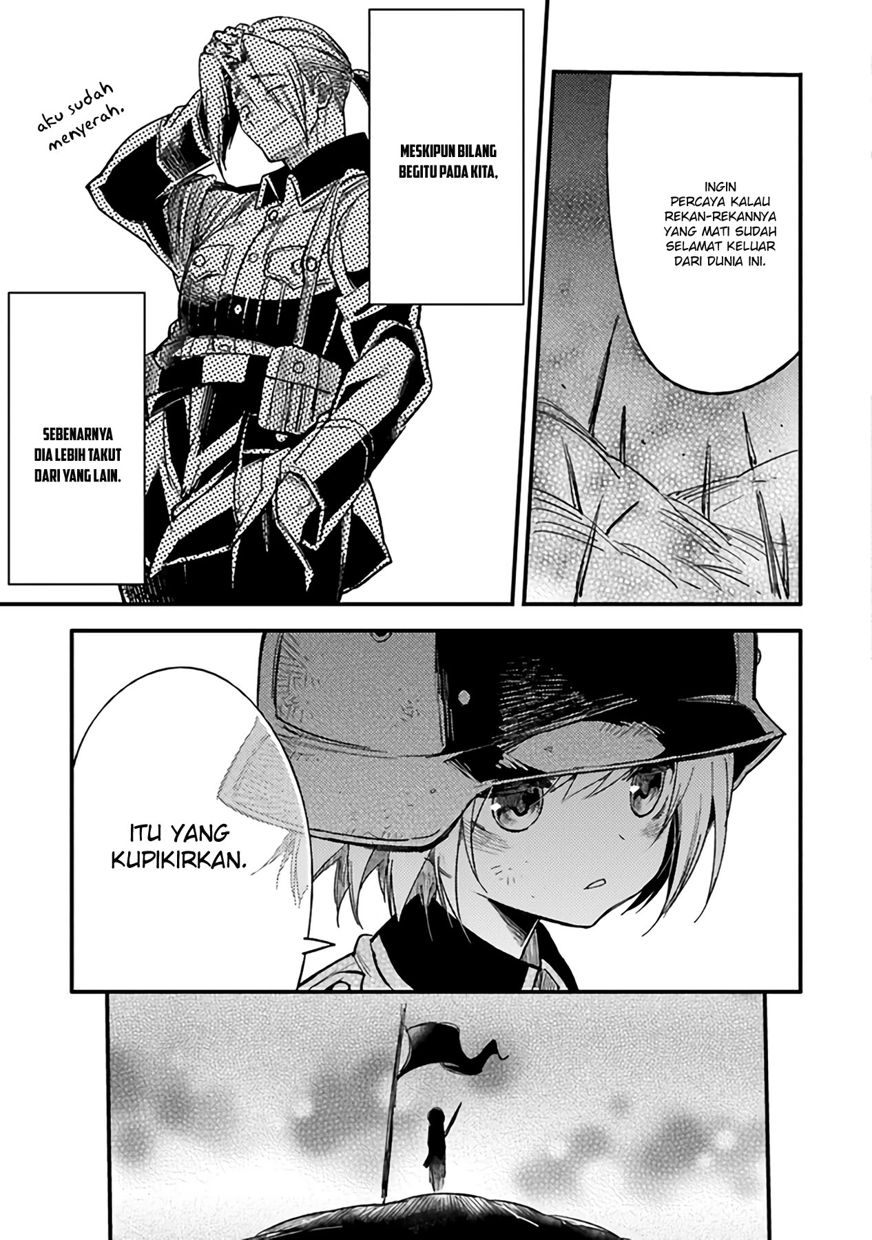 TS Eiseihei-san no Senjou Nikki Chapter 04 Gambar 28