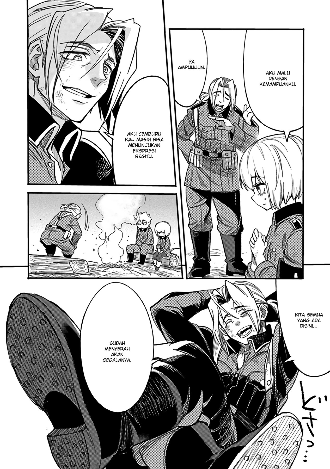 TS Eiseihei-san no Senjou Nikki Chapter 04 Gambar 21