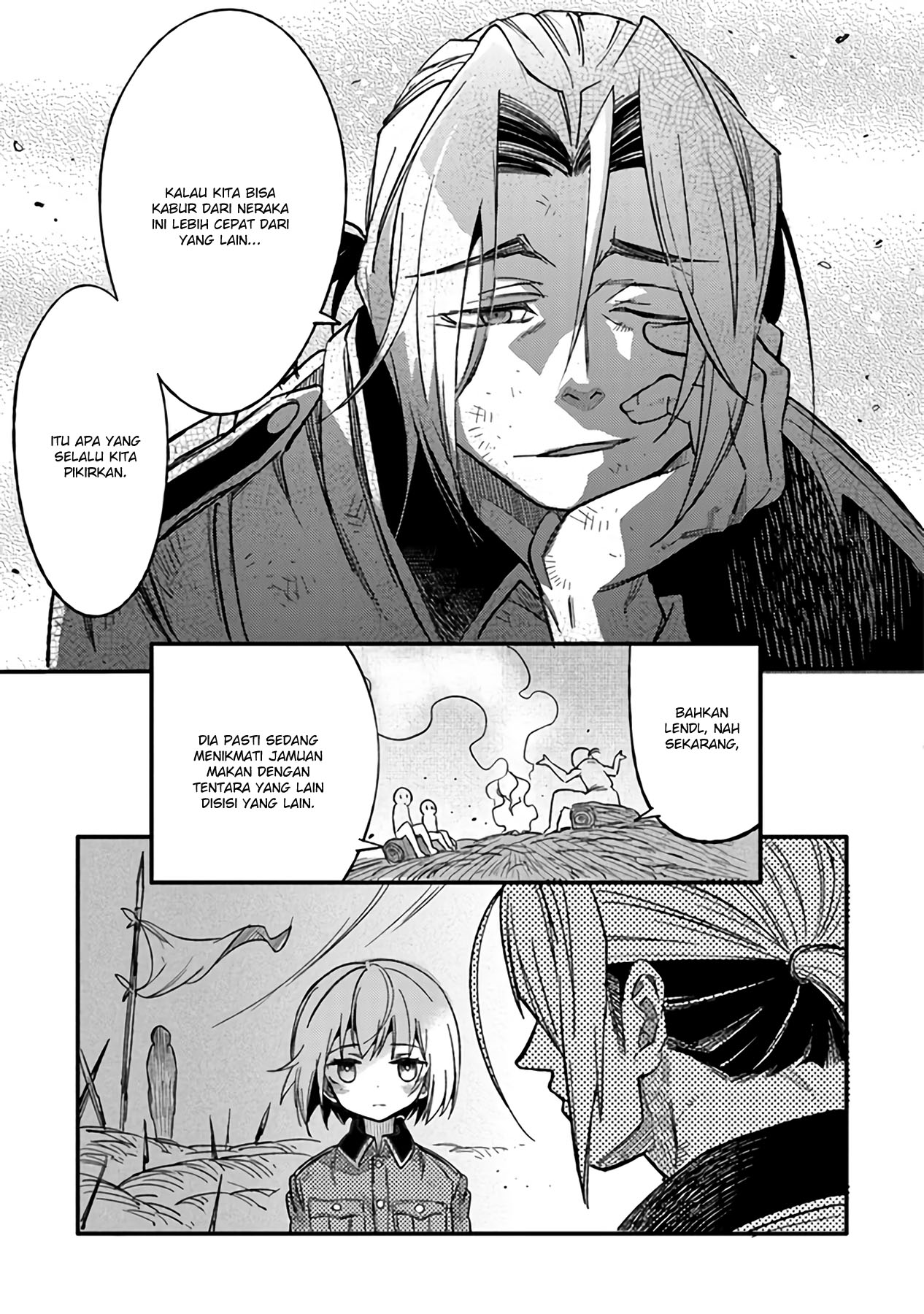 TS Eiseihei-san no Senjou Nikki Chapter 04 Gambar 22