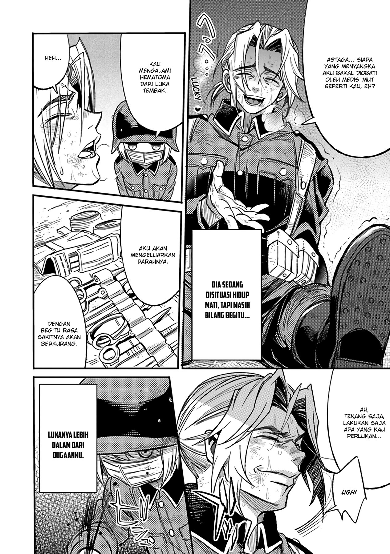 TS Eiseihei-san no Senjou Nikki Chapter 04 Gambar 3