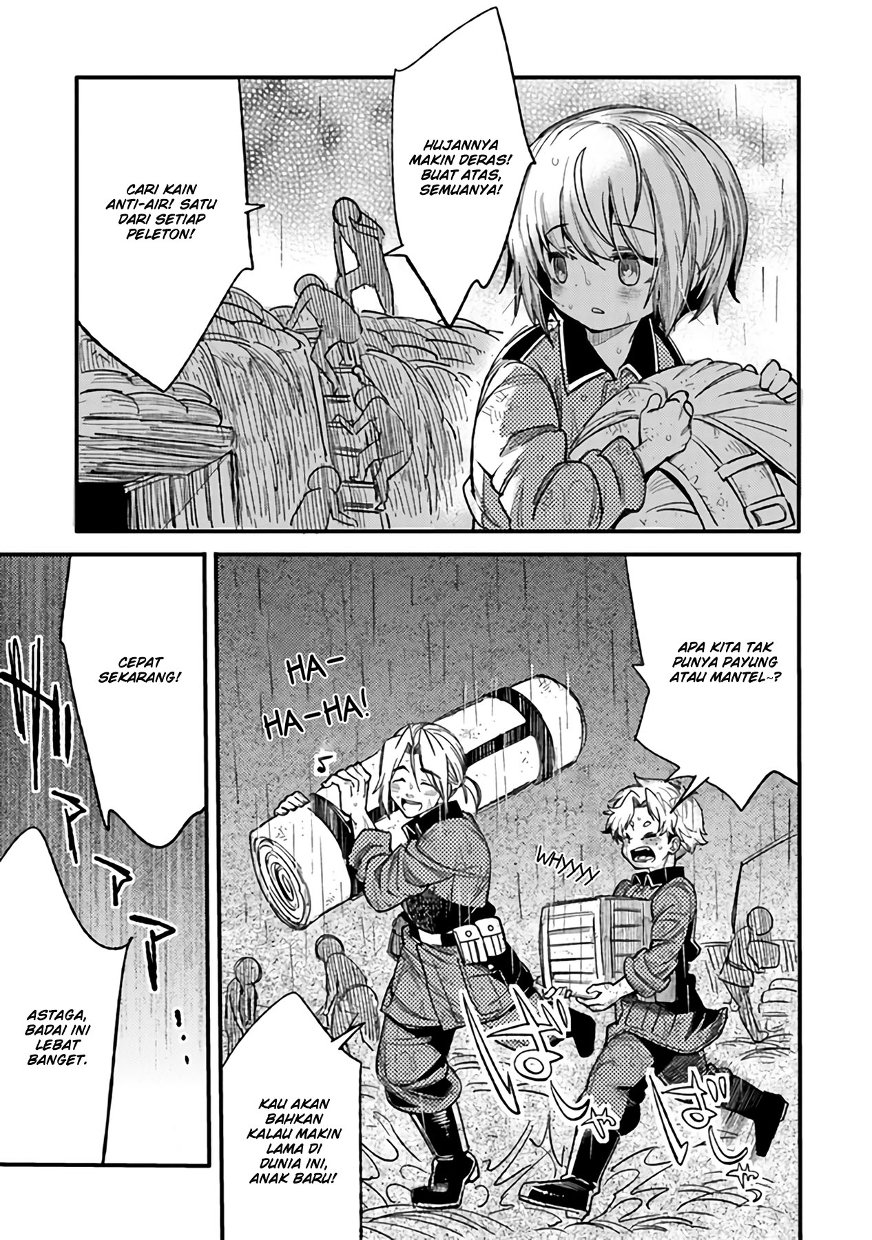 TS Eiseihei-san no Senjou Nikki Chapter 04 Gambar 30