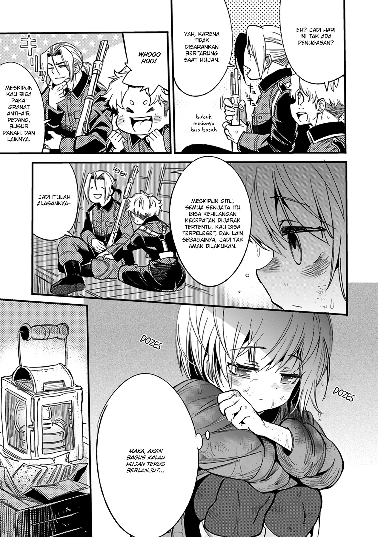 TS Eiseihei-san no Senjou Nikki Chapter 04 Gambar 32