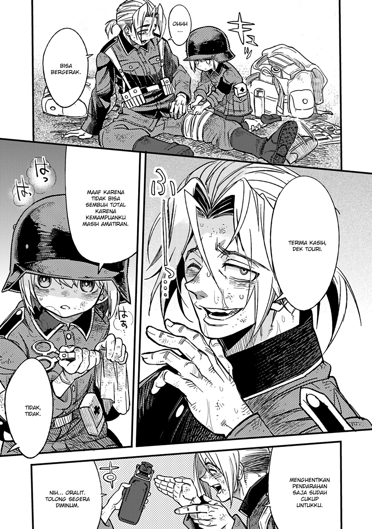 TS Eiseihei-san no Senjou Nikki Chapter 04 Gambar 6