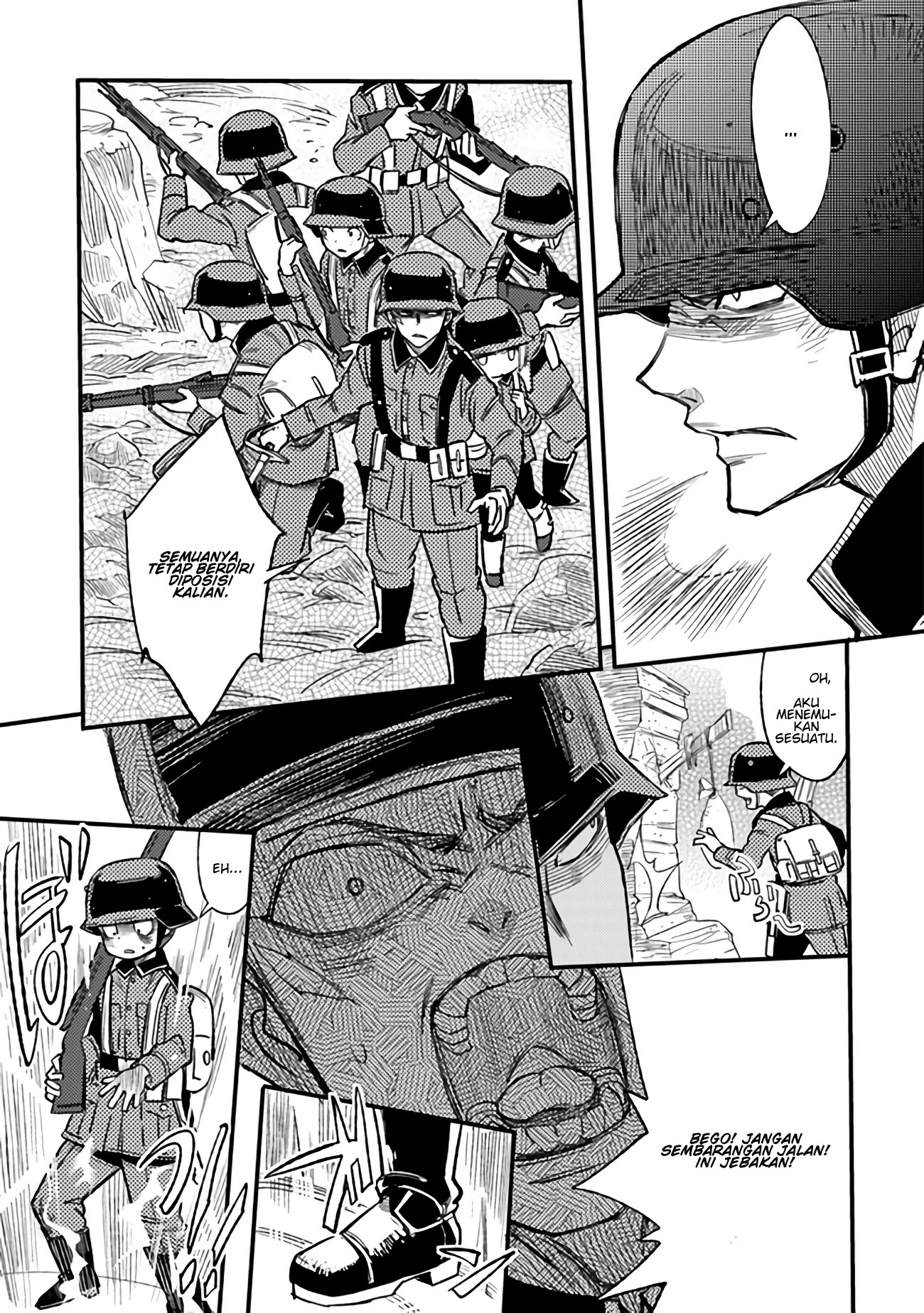 TS Eiseihei-san no Senjou Nikki Chapter 02.1 Gambar 10