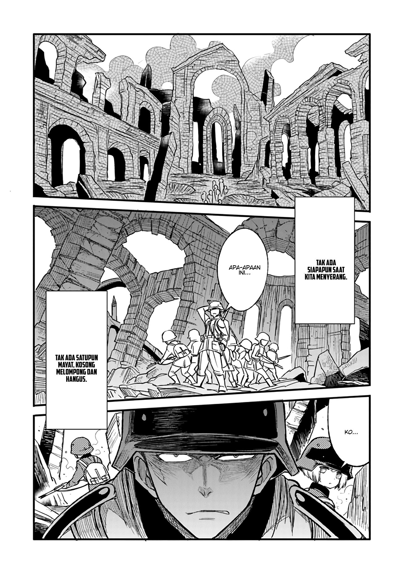 TS Eiseihei-san no Senjou Nikki Chapter 02.1 Gambar 9