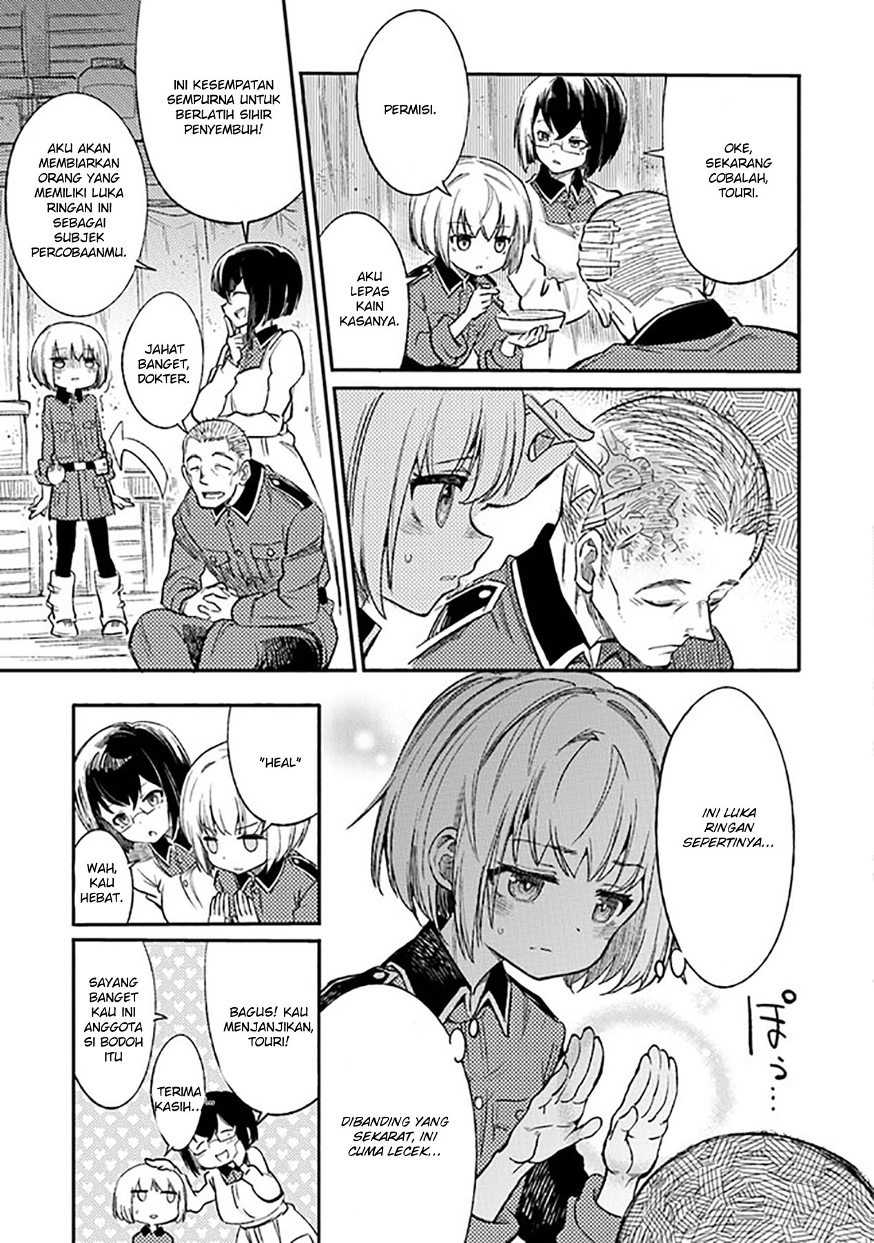 TS Eiseihei-san no Senjou Nikki Chapter 01 Gambar 27