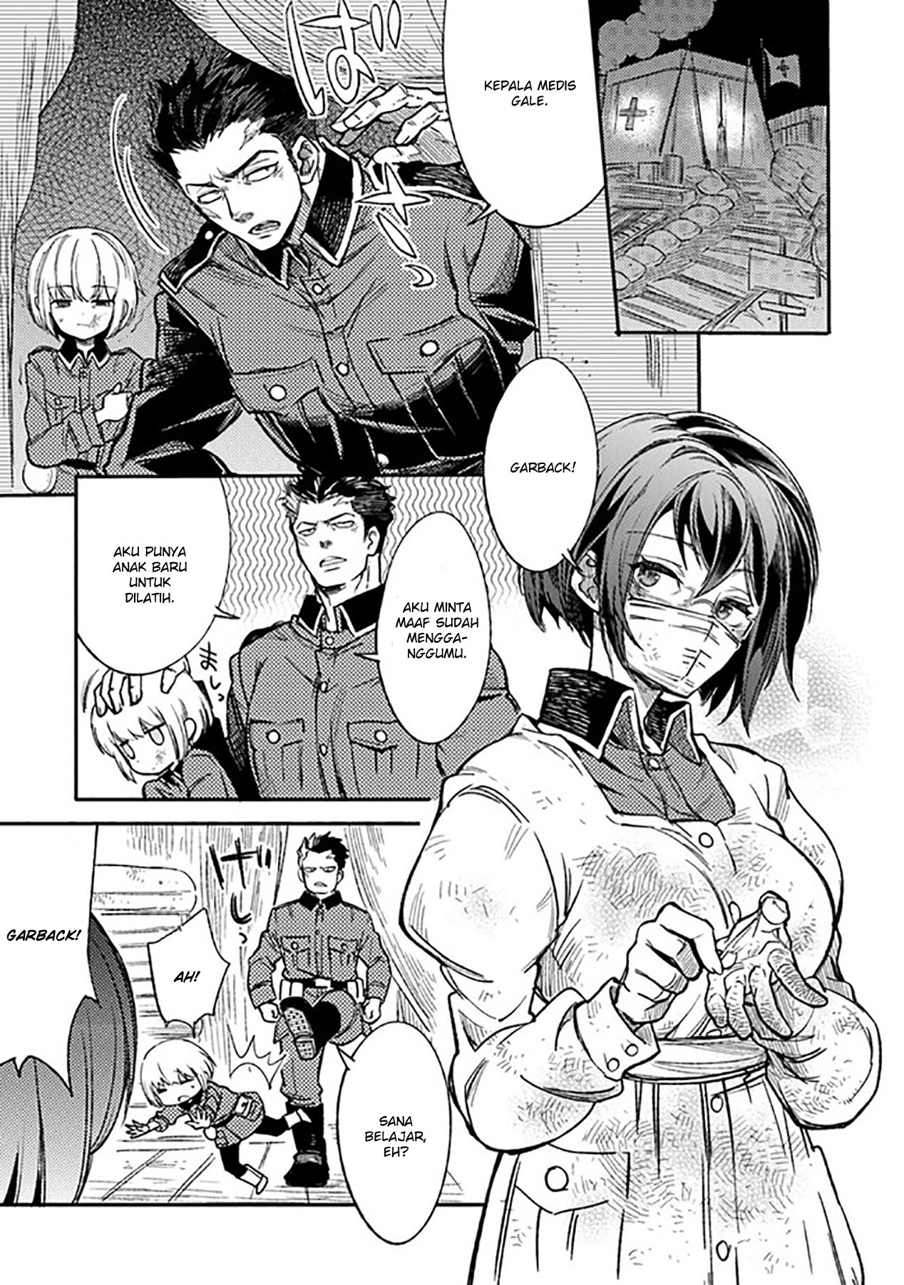 TS Eiseihei-san no Senjou Nikki Chapter 01 Gambar 23