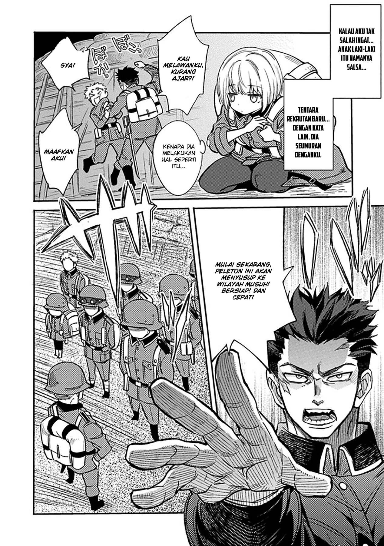 TS Eiseihei-san no Senjou Nikki Chapter 01 Gambar 32