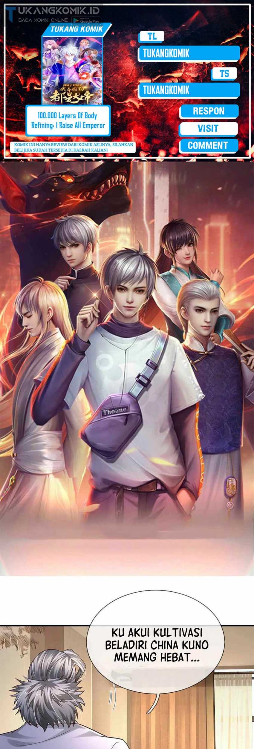 Komik 100.000 Layers Of Body Refining: I Raise All Emperor Chapter 208 gambar nomor 1