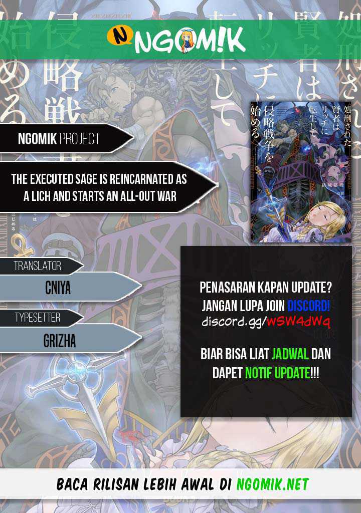 Komik The Executed Sage is Reincarnated as a Lich and Starts an All-Out War Chapter 32 gambar nomor 1