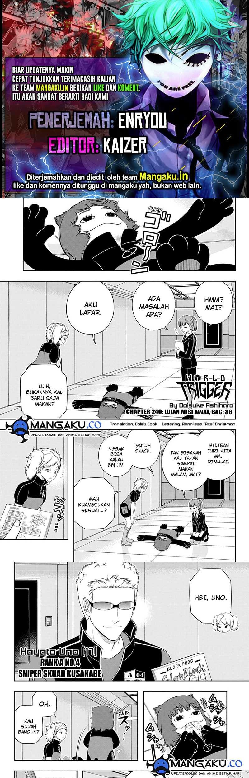 Komik World Trigger Chapter 240.1 gambar nomor 1