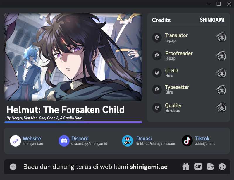 Komik Helmut: The Forsaken Child Chapter 53 gambar nomor 1