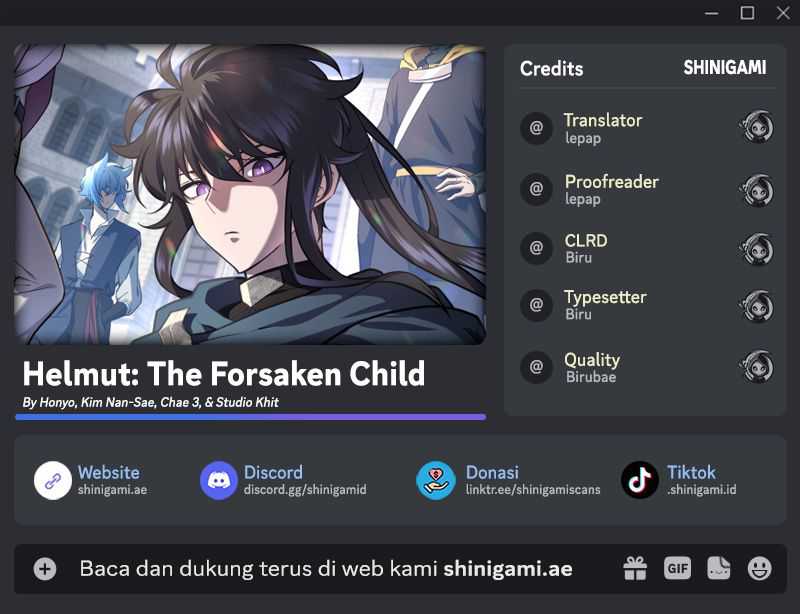 Komik Helmut: The Forsaken Child Chapter 55 gambar nomor 1