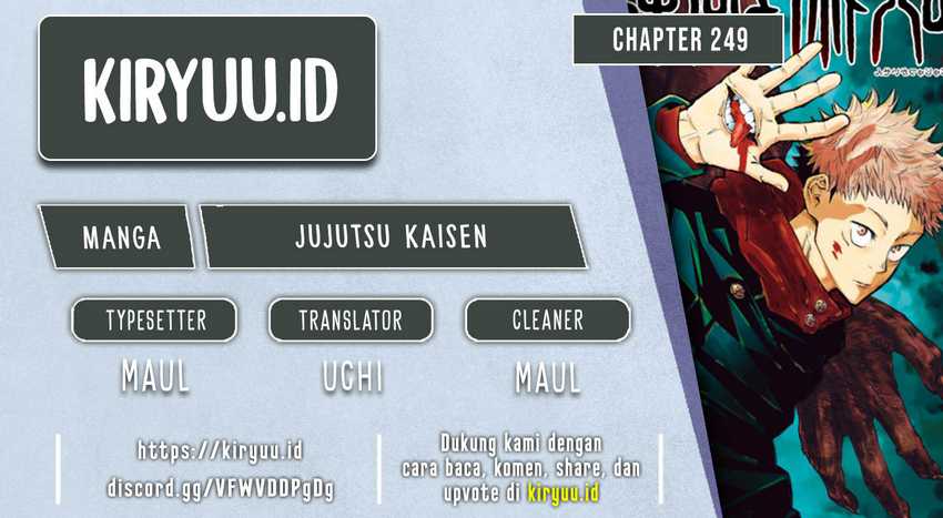 Komik Jujutsu Kaisen Chapter 249 gambar nomor 1