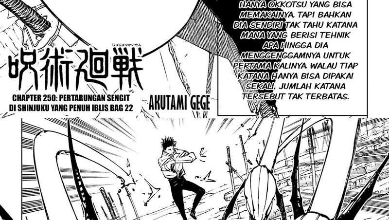 Jujutsu Kaisen Chapter 250 Gambar 4