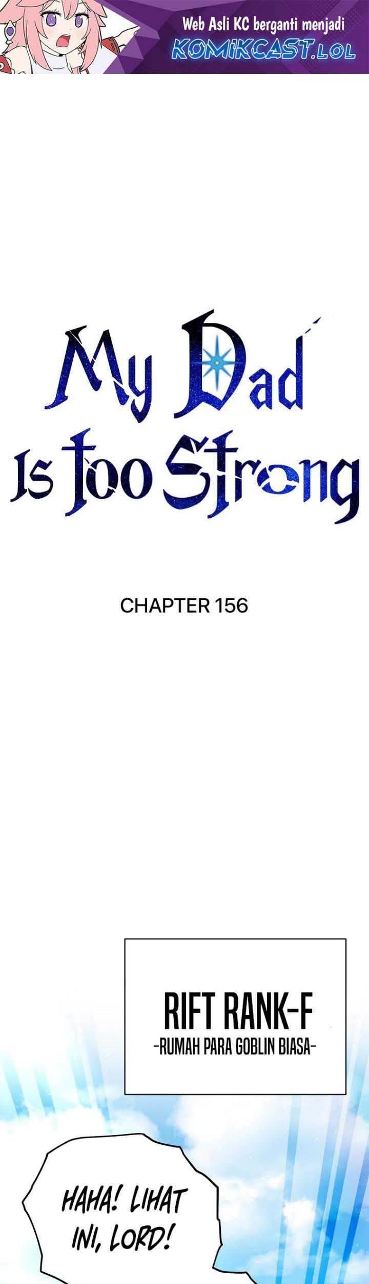 Manhwa My Dad Is Too Strong Chapter 156 gambar nomor 2