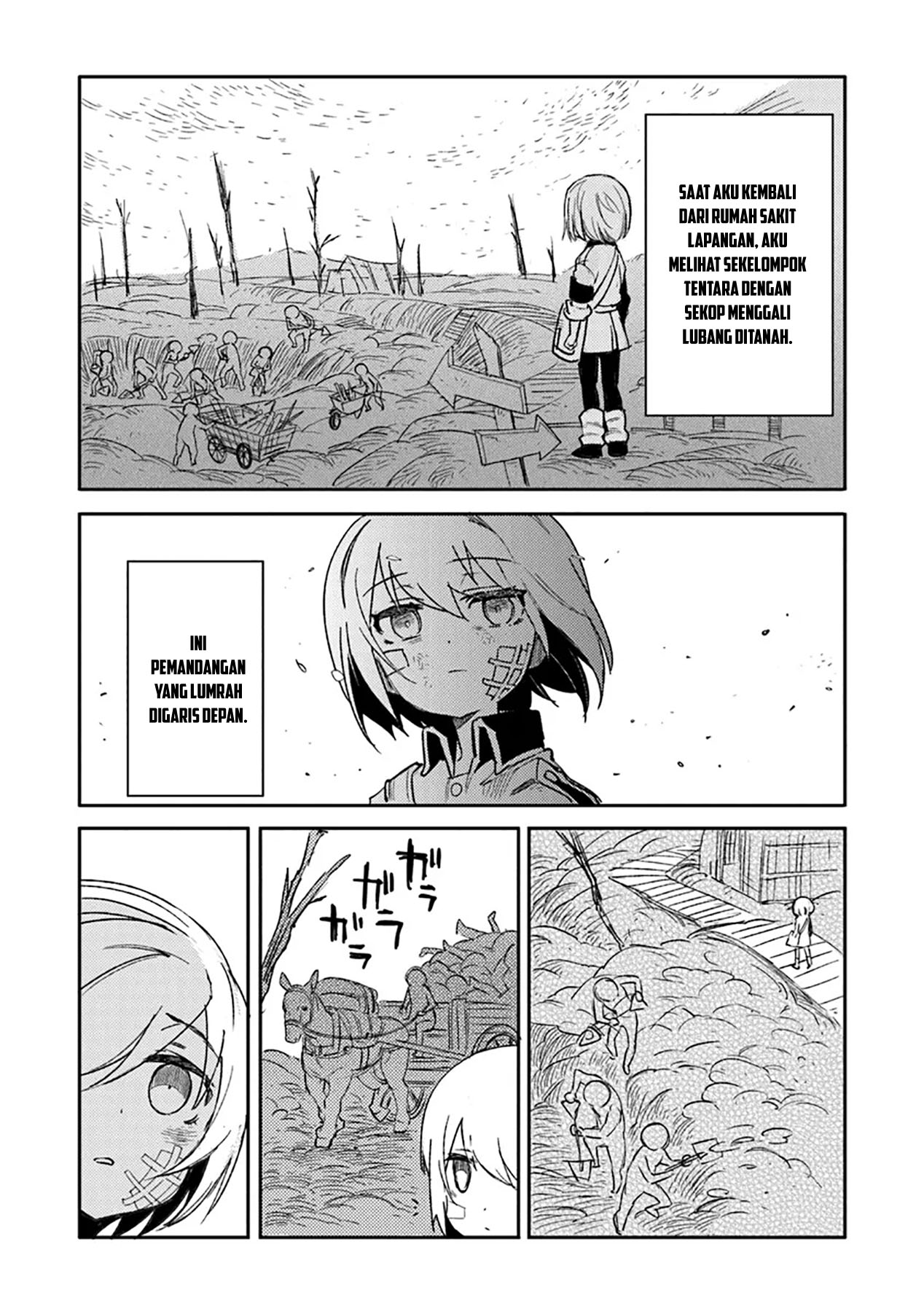 TS Eiseihei-san no Senjou Nikki Chapter 07 Gambar 14