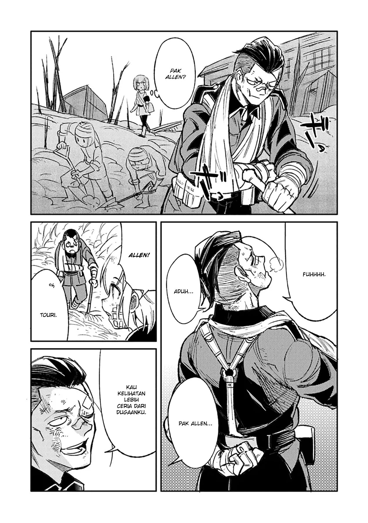 TS Eiseihei-san no Senjou Nikki Chapter 07 Gambar 16