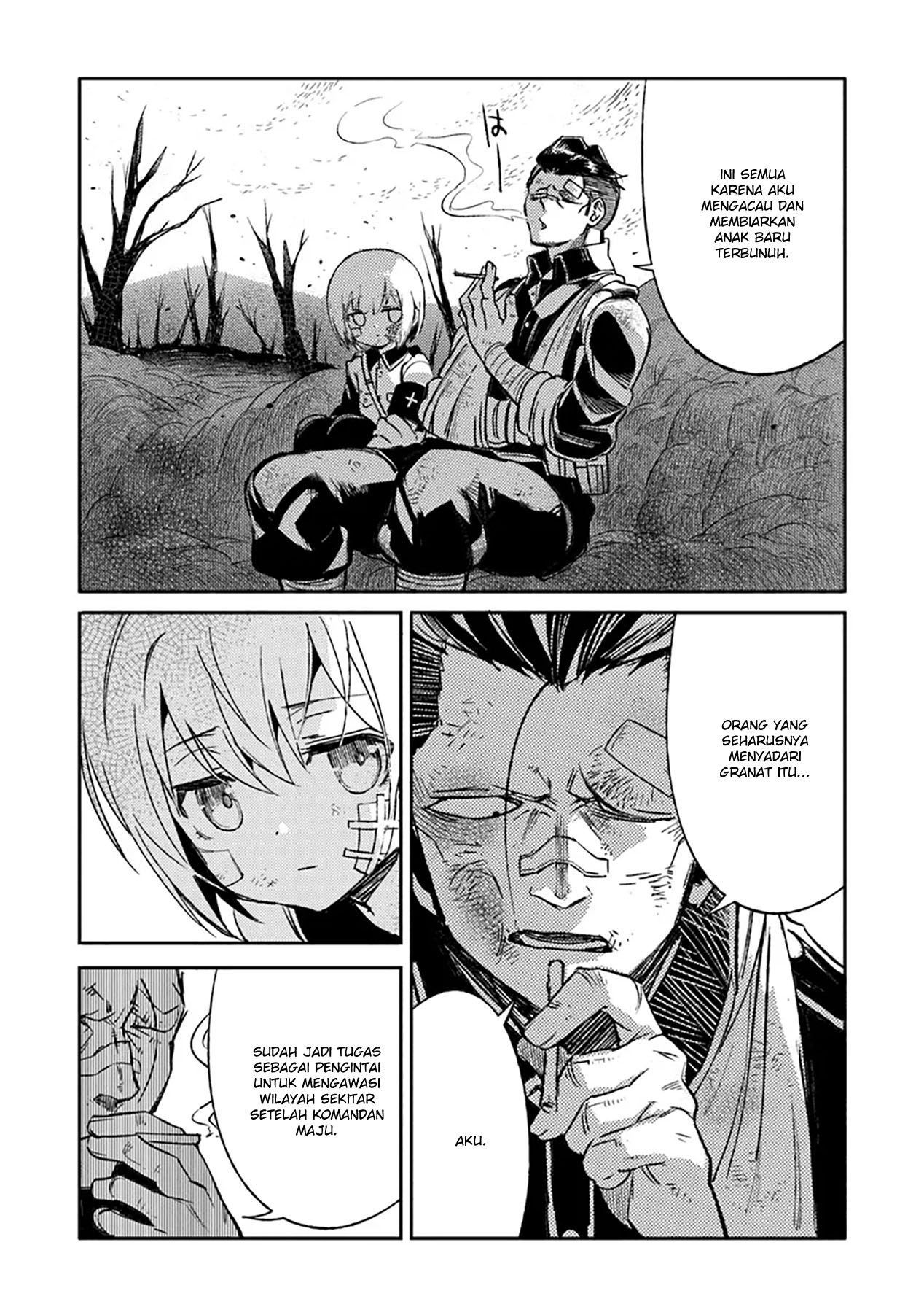 TS Eiseihei-san no Senjou Nikki Chapter 07 Gambar 18