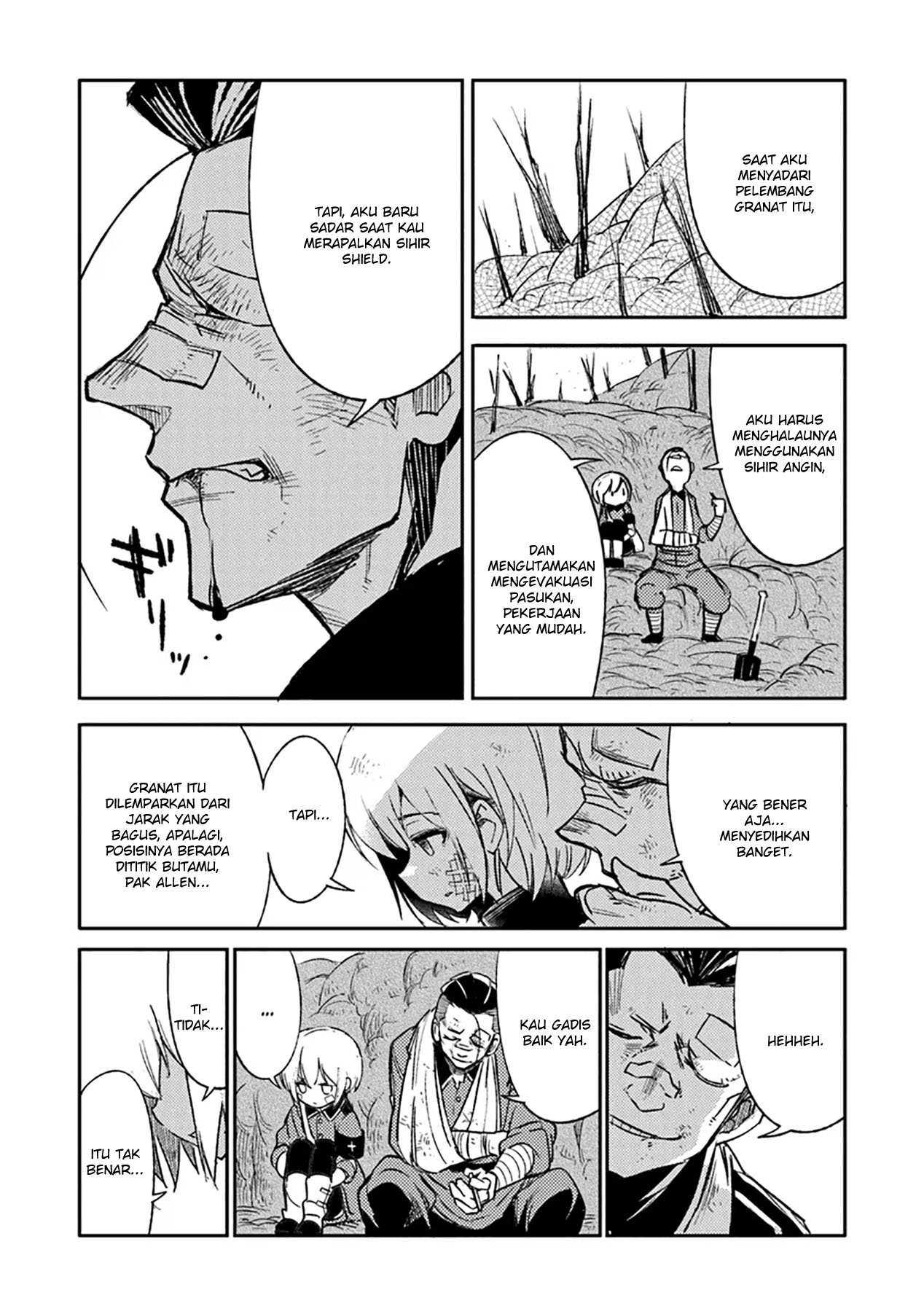 TS Eiseihei-san no Senjou Nikki Chapter 07 Gambar 19