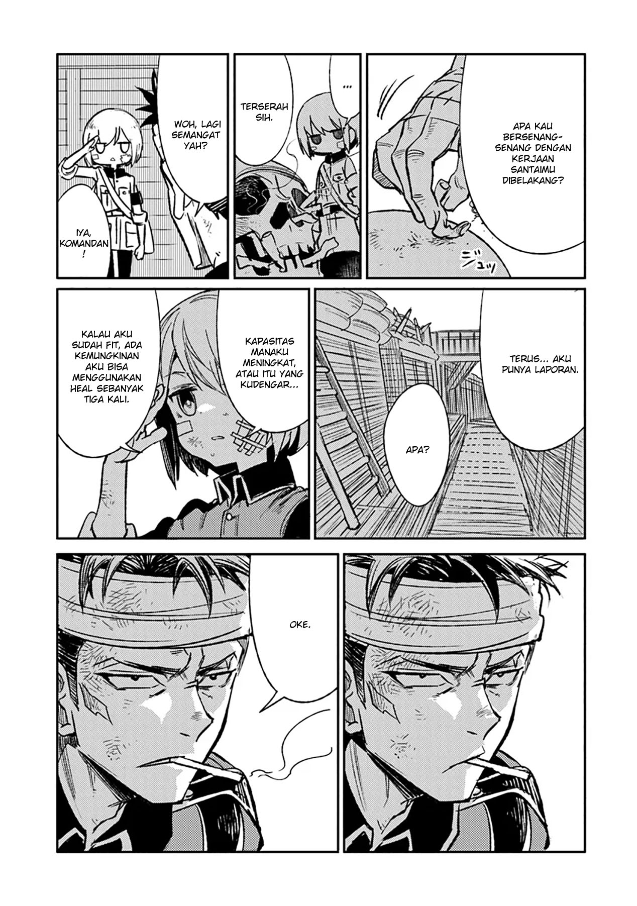 TS Eiseihei-san no Senjou Nikki Chapter 07 Gambar 30