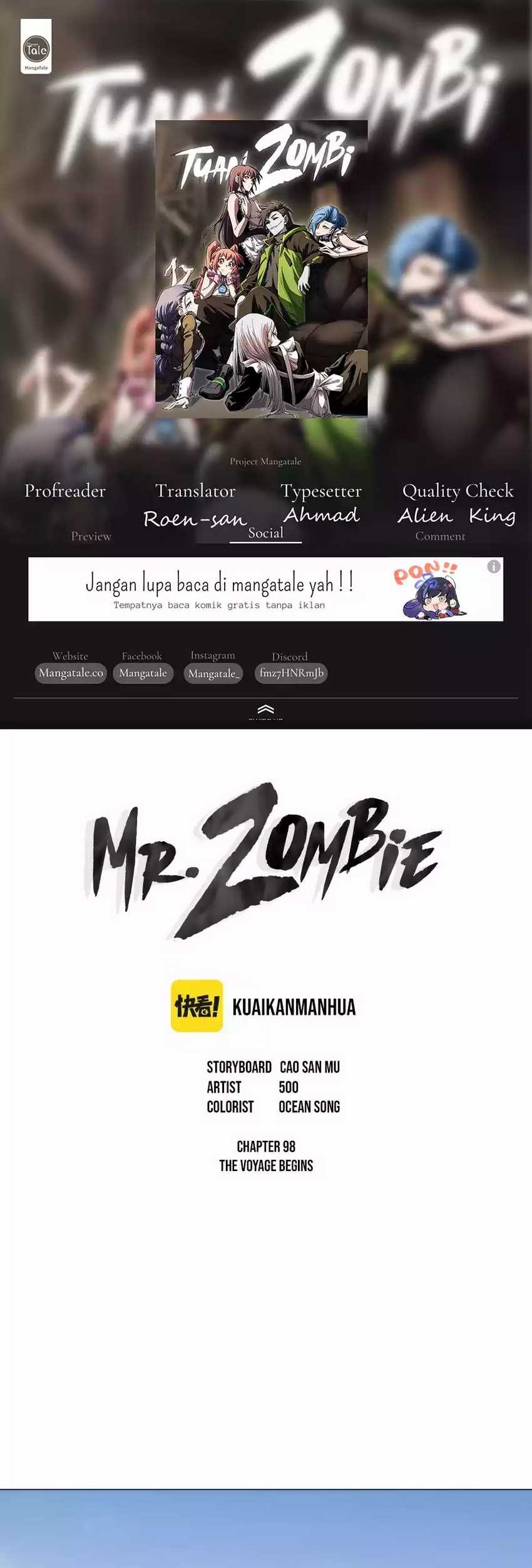 Komik Mr. Zombie Chapter 98 gambar nomor 1