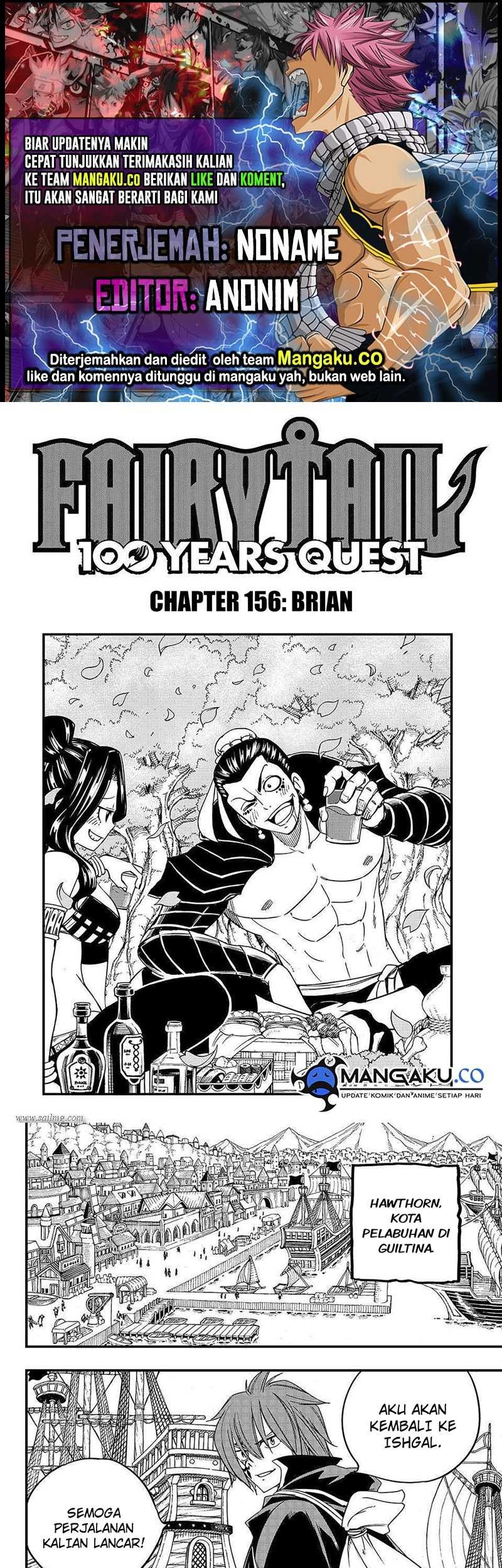 Komik Fairy Tail: 100 Years Quest Chapter 156 gambar nomor 1