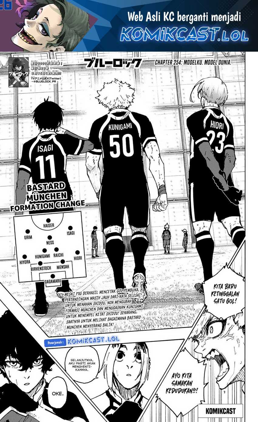 Manga Blue Lock Chapter 254 gambar nomor 2