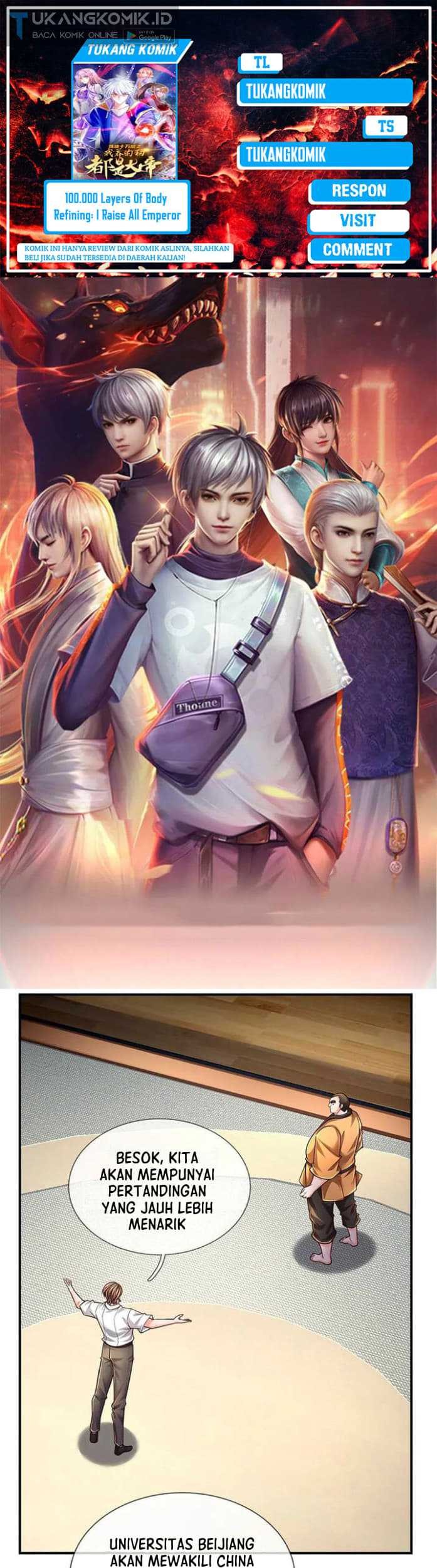 Komik 100.000 Layers Of Body Refining: I Raise All Emperor Chapter 211 gambar nomor 1