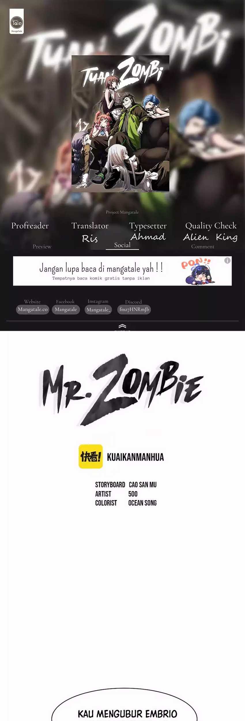 Komik Mr. Zombie Chapter 95 gambar nomor 1