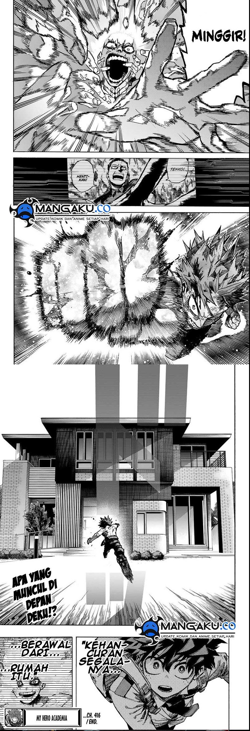 Boku no Hero Academia Chapter 416 Gambar 77