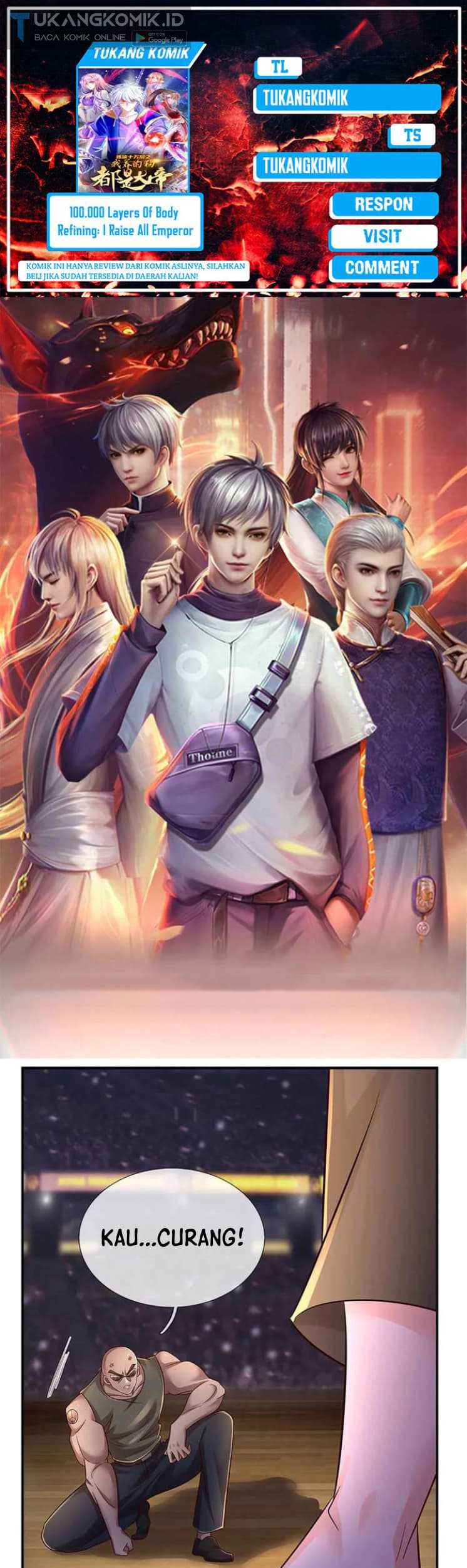 Komik 100.000 Layers Of Body Refining: I Raise All Emperor Chapter 222 gambar nomor 1