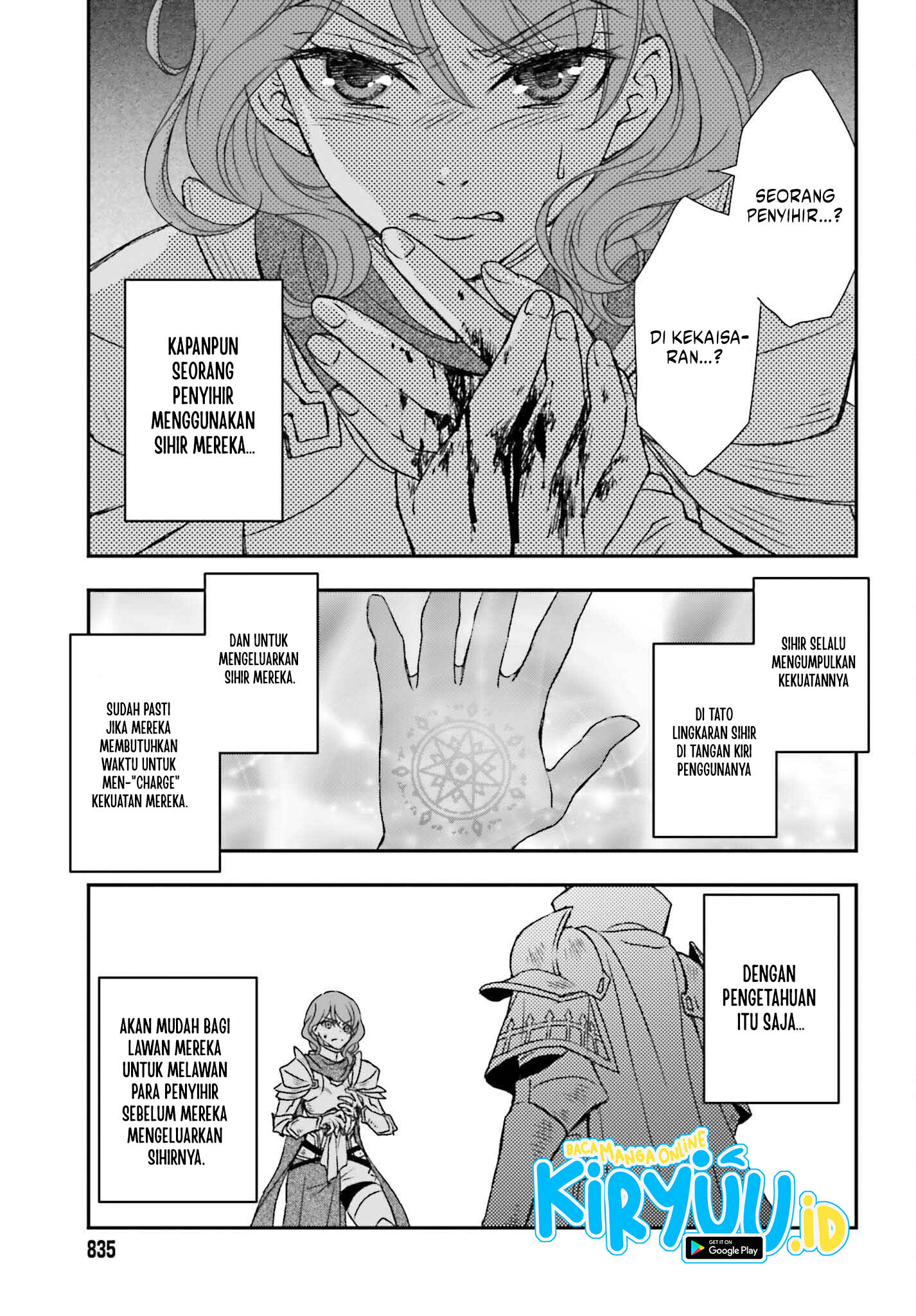 Shinigami ni Sodaterareta Shoujo wa Shikkoku no Tsurugi wo Mune ni Idaku Chapter 45 Gambar 22