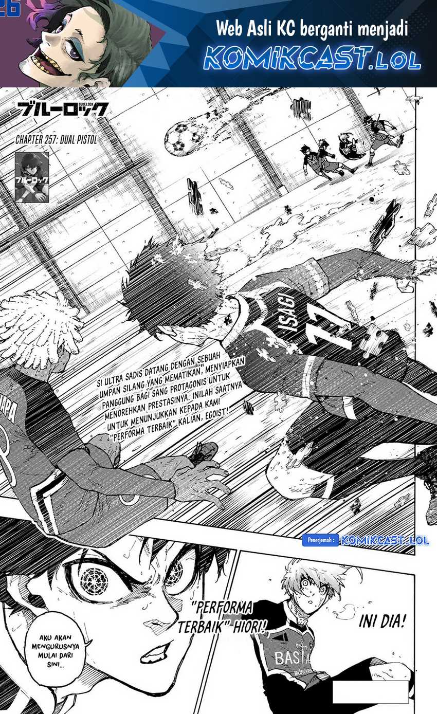 Manga Blue Lock Chapter 257 gambar nomor 2
