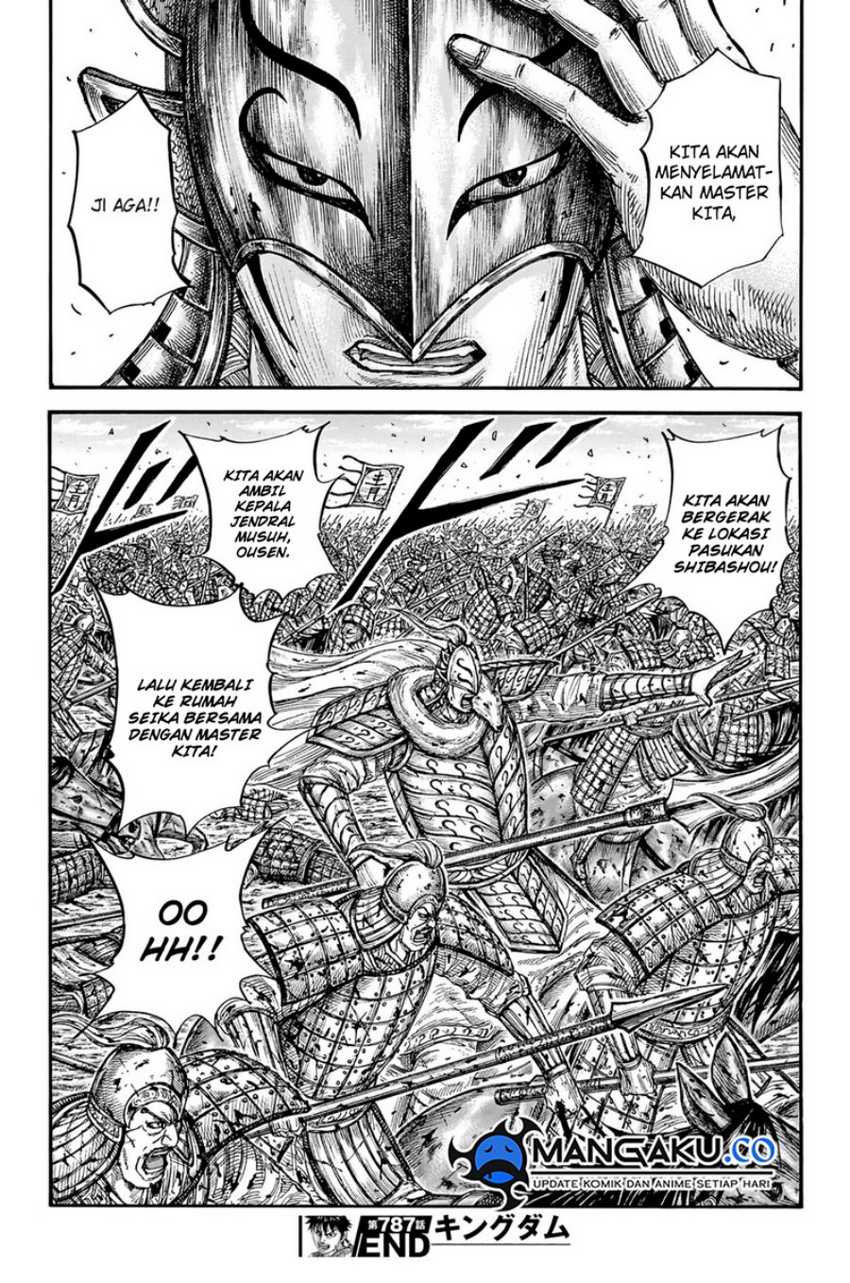 Kingdom Chapter 787 Gambar 20