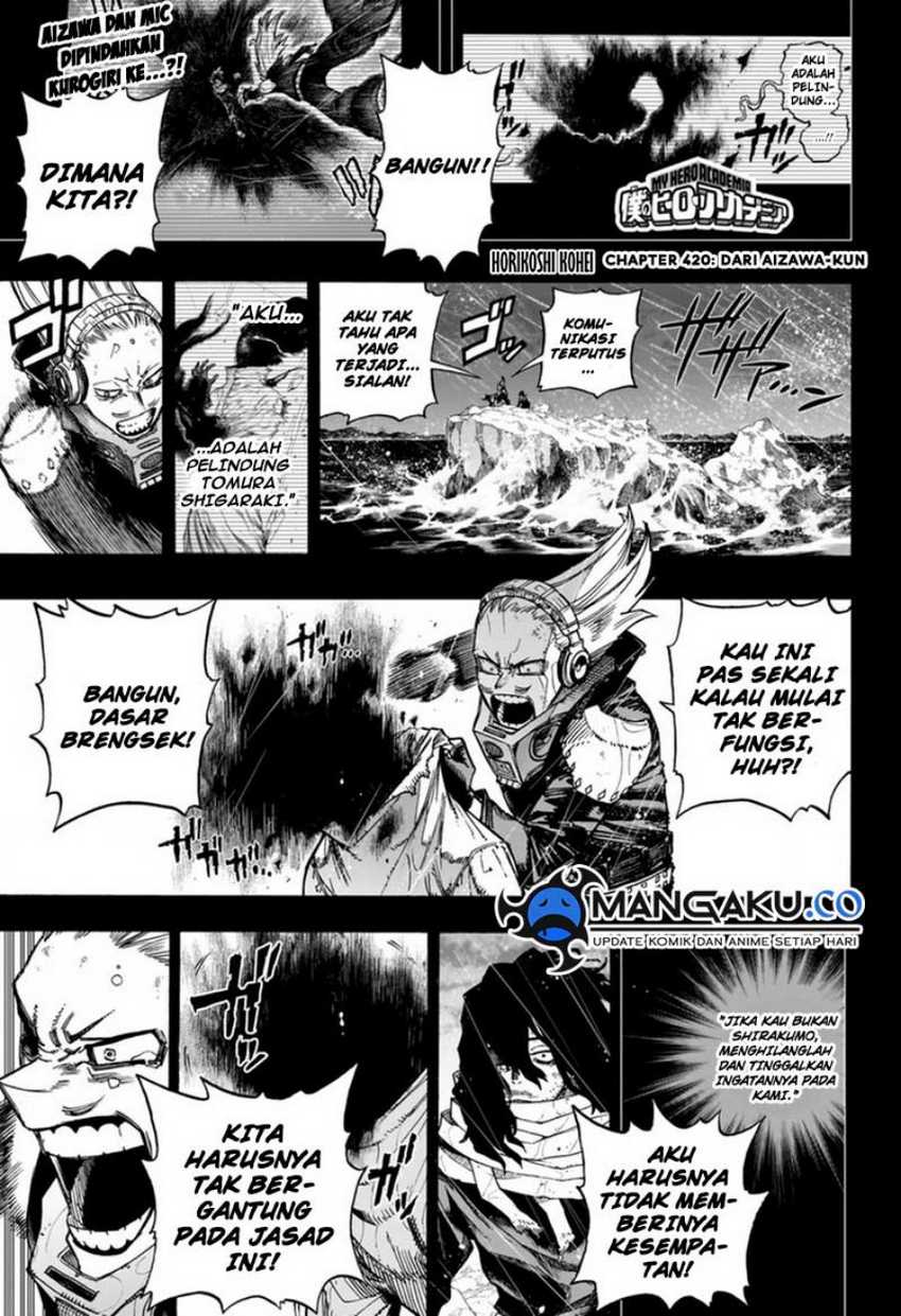 Manga Boku no Hero Academia Chapter 420 gambar nomor 2