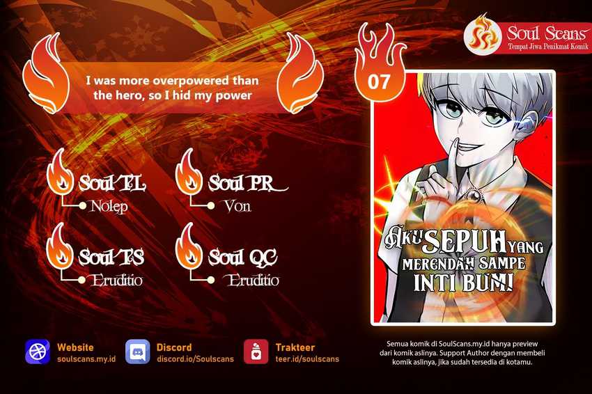 Komik I Was More Overpowered Than The Hero, So I Hid My Power! Chapter 07 gambar nomor 1