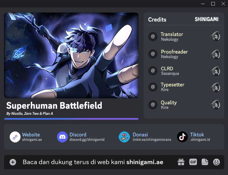 Komik Superhuman Battlefield Chapter 103 gambar nomor 1