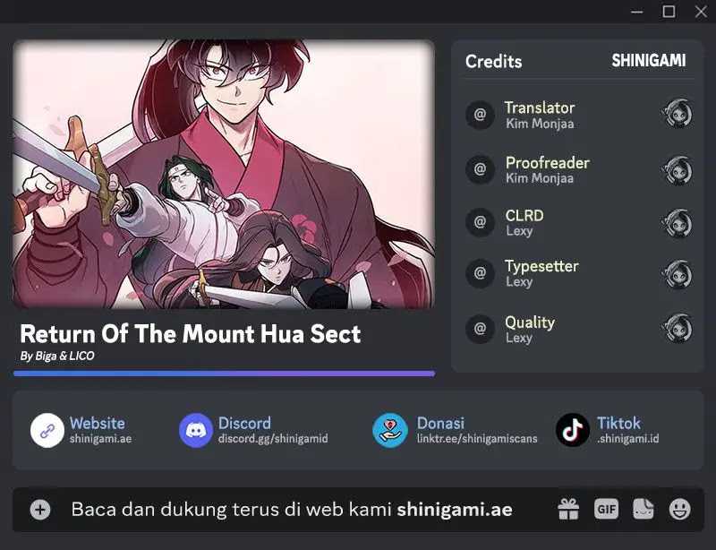 Komik Return of the Flowery Mountain Sect Chapter 120 gambar nomor 1