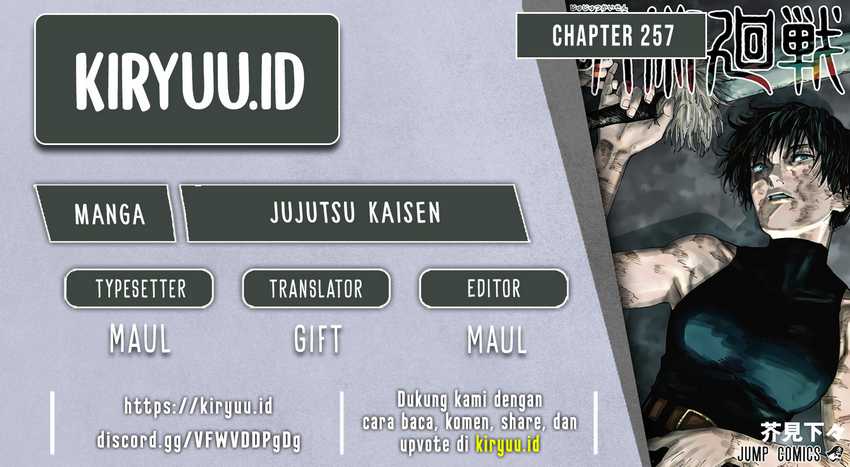 Komik Jujutsu Kaisen Chapter 257 gambar nomor 1