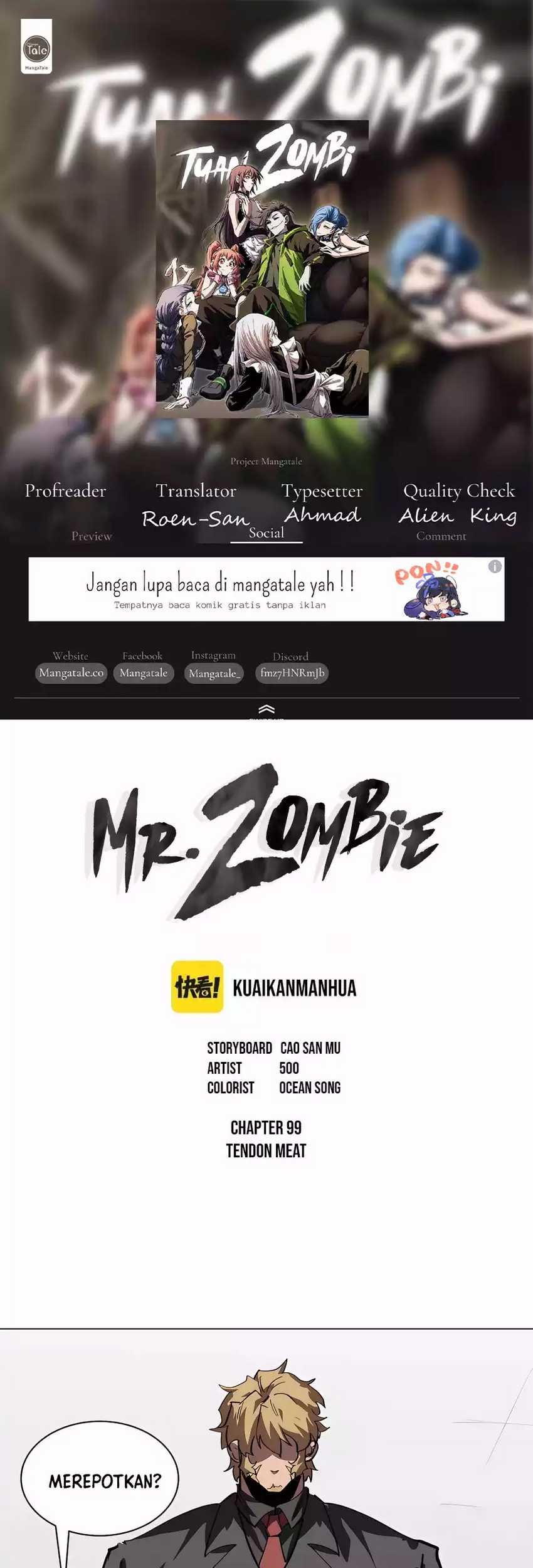 Komik Mr. Zombie Chapter 99 gambar nomor 1
