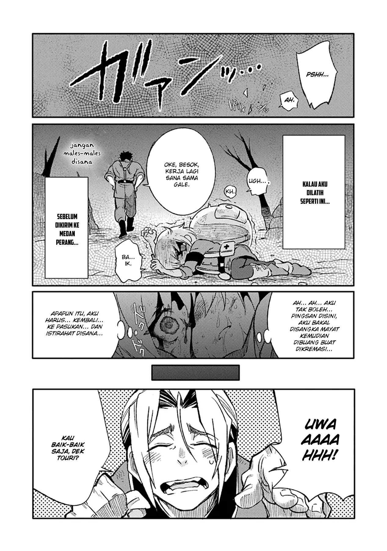 TS Eiseihei-san no Senjou Nikki Chapter 08 Gambar 14